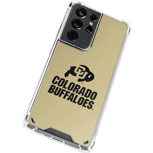 University of Colorado CU Collegiate Text Galaxy S21 Ultra 5G Clear Case