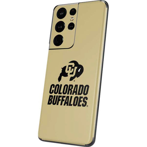 University of Colorado CU Collegiate Text Galaxy S21 Ultra 5G Skin