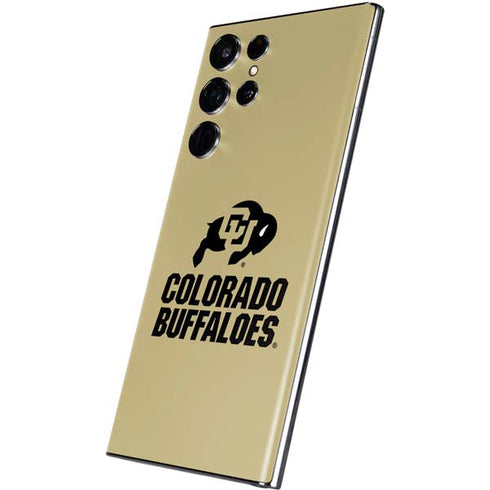 University of Colorado CU Collegiate Text Galaxy S22 Ultra Skin