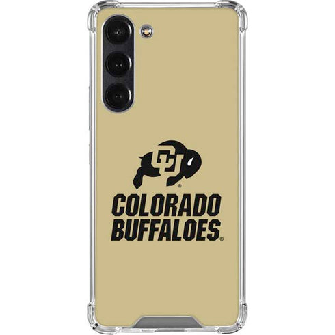 University of Colorado CU Collegiate Text Galaxy S24 FE Clear Case