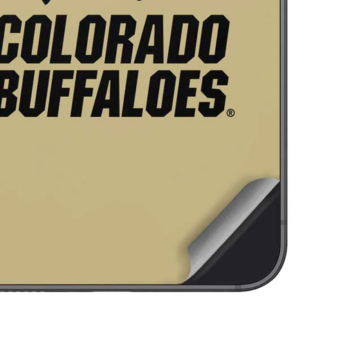 University of Colorado CU Collegiate Text Galaxy S25 Plus Skin