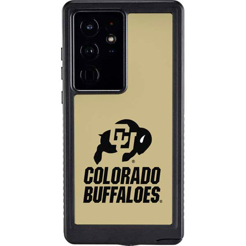 University of Colorado CU Collegiate Text Galaxy S24 Ultra Waterproof Case