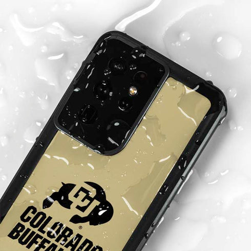 University of Colorado CU Collegiate Text Galaxy S24 Ultra Waterproof Case