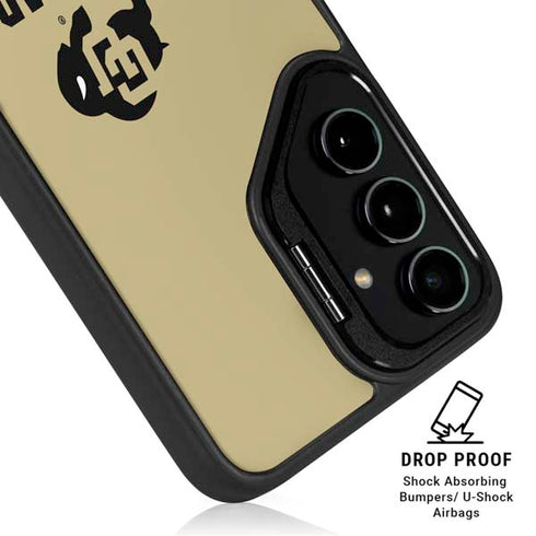 University of Colorado CU Collegiate Text Galaxy S25 FE Kickstand Case