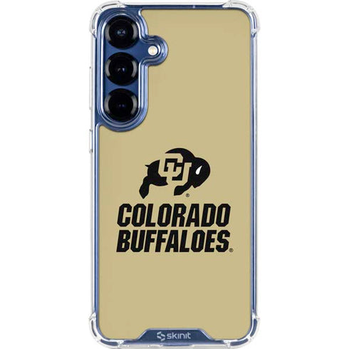University of Colorado CU Collegiate Text Galaxy S25 Plus Clear Case