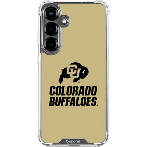 University of Colorado CU Collegiate Text Galaxy S26 Clear Case