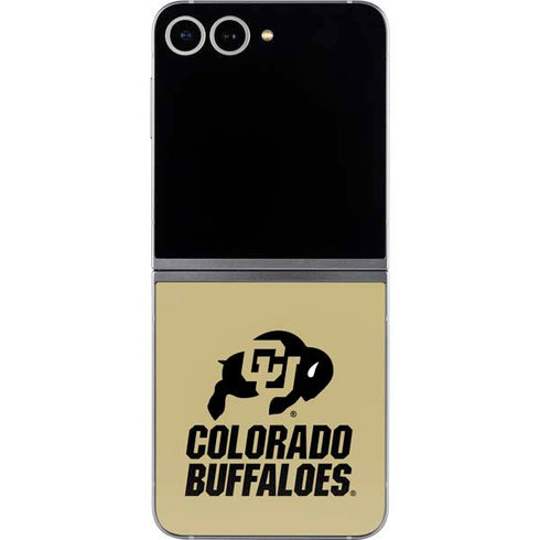 University of Colorado CU Collegiate Text Galaxy Z Flip6 Skin