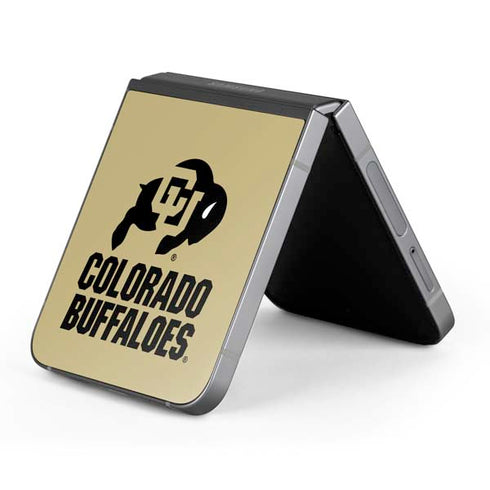 University of Colorado CU Collegiate Text Galaxy Z Flip6 Skin