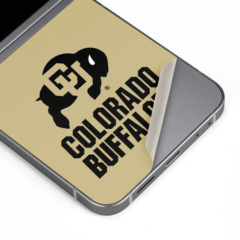 University of Colorado CU Collegiate Text Galaxy Z Flip6 Skin