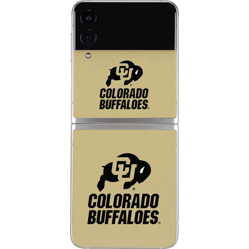 University of Colorado CU Collegiate Text Galaxy Z Flip3 5G Skin