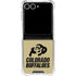 University of Colorado CU Collegiate Text Galaxy Z Flip7 Clear Case