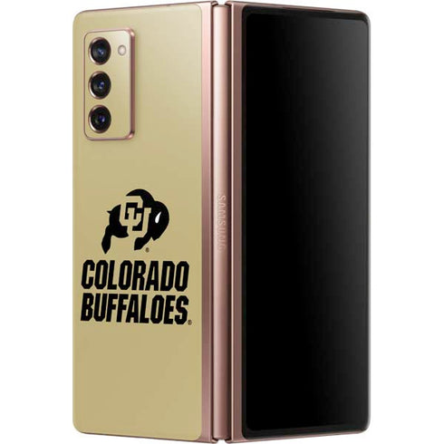 University of Colorado CU Collegiate Text Galaxy Z Fold2 5G Skin