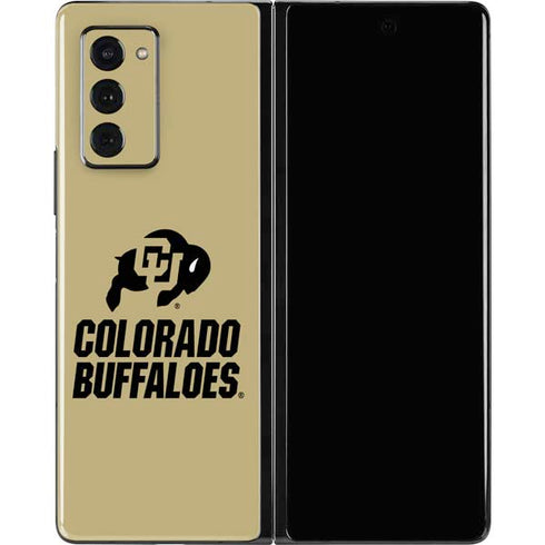 University of Colorado CU Collegiate Text Galaxy Z Fold2 5G Skin