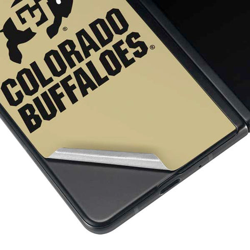 University of Colorado CU Collegiate Text Galaxy Z Fold4 5G Skin