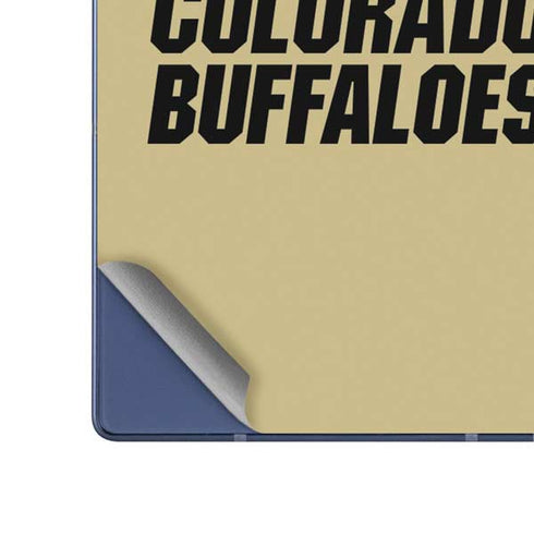 University of Colorado CU Collegiate Text Galaxy Z Fold6 Skin