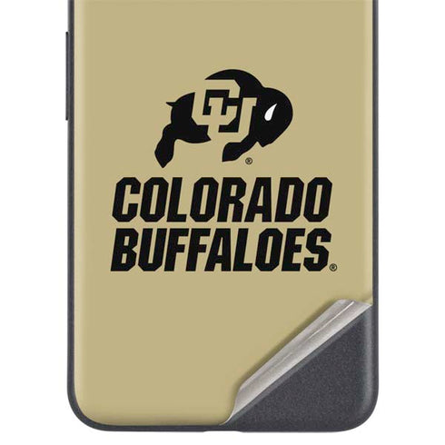 University of Colorado CU Collegiate Text Google Pixel 5a Skin