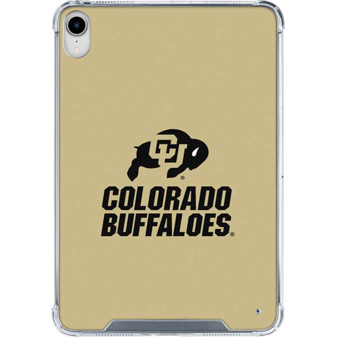 University of Colorado CU Collegiate Text iPad 11th Gen (2025) Clear Case