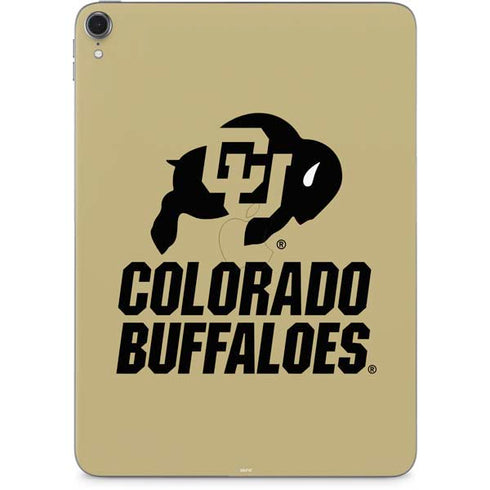 University of Colorado CU Collegiate Text Apple iPad Pro Skin