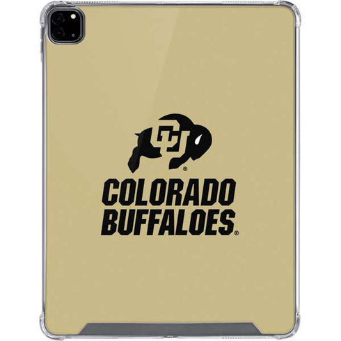 University of Colorado CU Collegiate Text iPad Pro 12.9in (2020) Clear Case