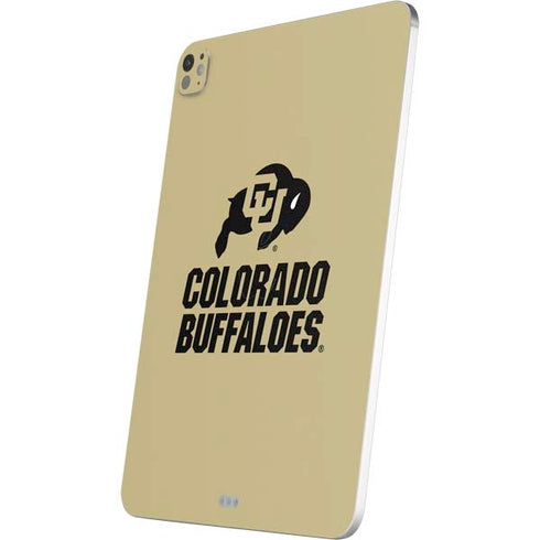 University of Colorado CU Collegiate Text iPad Pro 13in M4 (2024) Skin