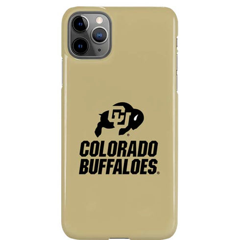 University of Colorado CU Collegiate Text iPhone Cases