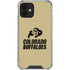 University of Colorado CU Collegiate Text iPhone 12 Clear Case