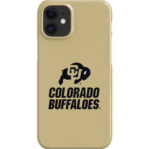 University of Colorado CU Collegiate Text iPhone 12 Mini Lite Case