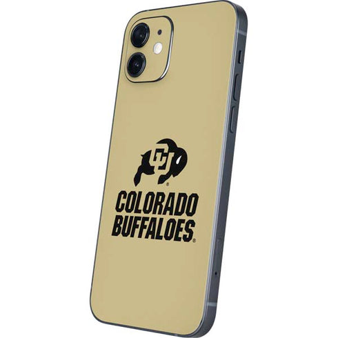 University of Colorado CU Collegiate Text iPhone 12 Mini Skin