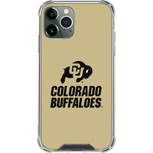 University of Colorado CU Collegiate Text iPhone 12 Pro Max Clear Case