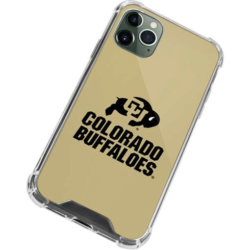 University of Colorado CU Collegiate Text iPhone 12 Pro Max Clear Case
