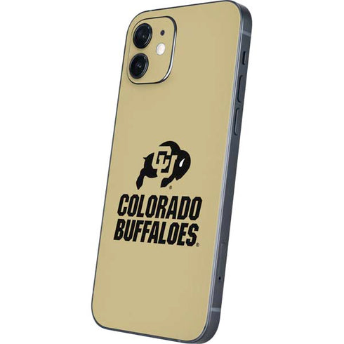 University of Colorado CU Collegiate Text iPhone 12 Skin