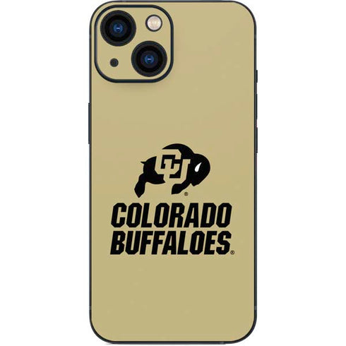 University of Colorado CU Collegiate Text iPhone 13 Mini Skin