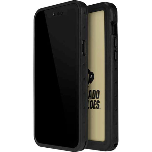University of Colorado CU Collegiate Text iPhone 13 Mini Waterproof Case
