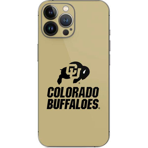 University of Colorado CU Collegiate Text iPhone 13 Pro Max Skin