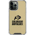University of Colorado CU Collegiate Text iPhone 14 Pro Max Clear Case