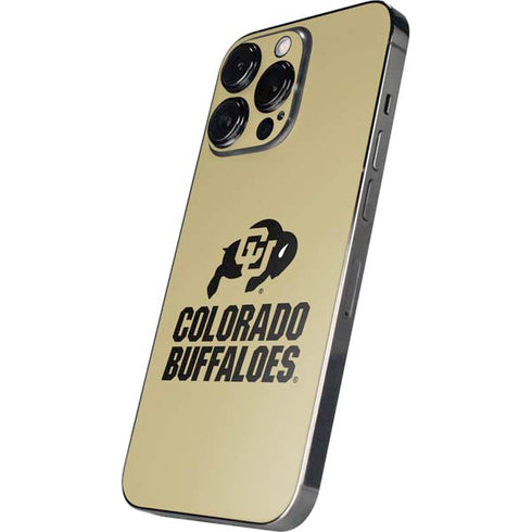 University of Colorado CU Collegiate Text iPhone 14 Pro Skin