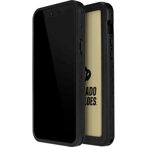 University of Colorado CU Collegiate Text iPhone 14 Pro Waterproof Case