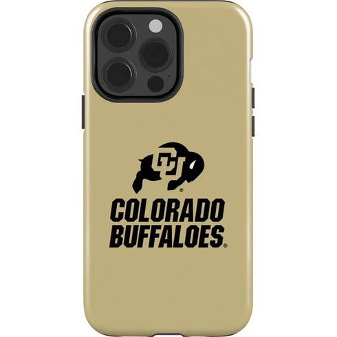 University of Colorado CU Collegiate Text iPhone 15 Pro Impact Case