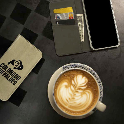 University of Colorado CU Collegiate Text iPhone 15 Pro Max Folio Case