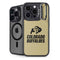 University of Colorado CU Collegiate Text iPhone 15 Pro Max Kickstand Case