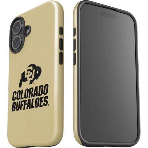 University of Colorado CU Collegiate Text iPhone 16 Impact Case