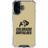 University of Colorado CU Collegiate Text iPhone 16 Plus Clear Case