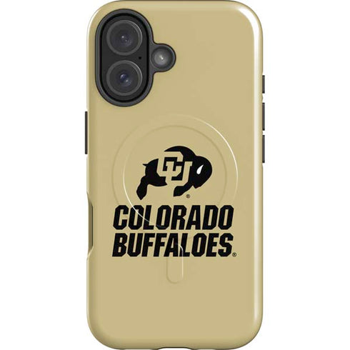 University of Colorado CU Collegiate Text iPhone 16 Plus Magsafe Impact Case