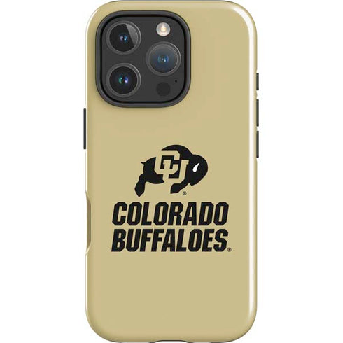 University of Colorado CU Collegiate Text iPhone 16 Pro Impact Case