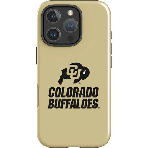 University of Colorado CU Collegiate Text iPhone 16 Pro Max Impact Case