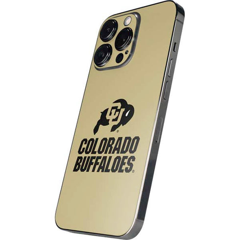 University of Colorado CU Collegiate Text iPhone 16 Pro Max Skin