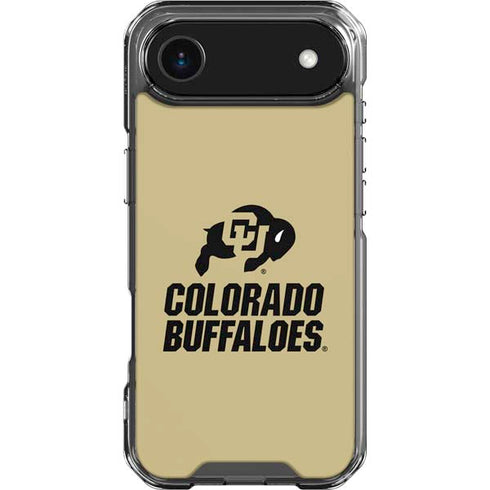 University of Colorado CU Collegiate Text iPhone 17 Air Clear Case