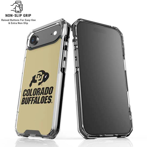 University of Colorado CU Collegiate Text iPhone 17 Air Clear Case