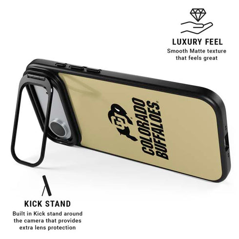 University of Colorado CU Collegiate Text iPhone 17 Air Kickstand Case
