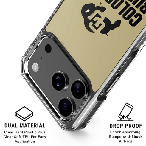University of Colorado CU Collegiate Text iPhone 17 Pro Clear Case